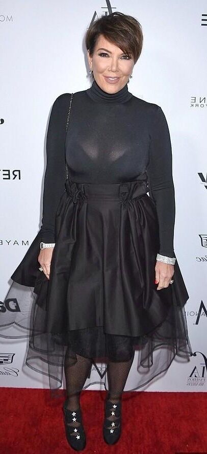 Grandes seios grandes Gilf Kris Jenner, Kardashian Milf Mother