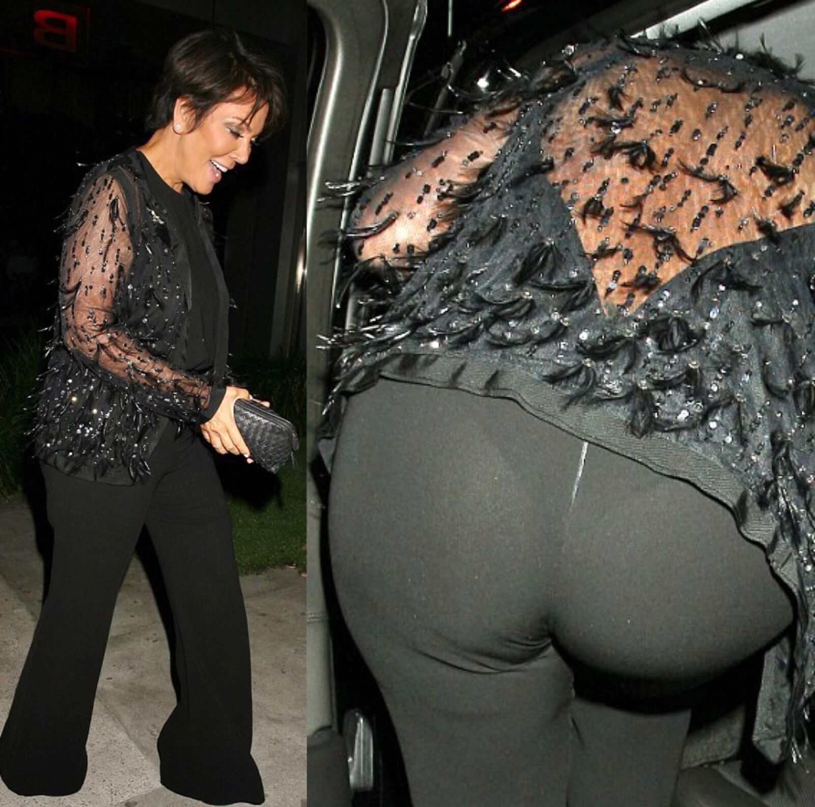 Grands seins Big Butt Gilf Kris Jenner, Kardashian Milf Mother