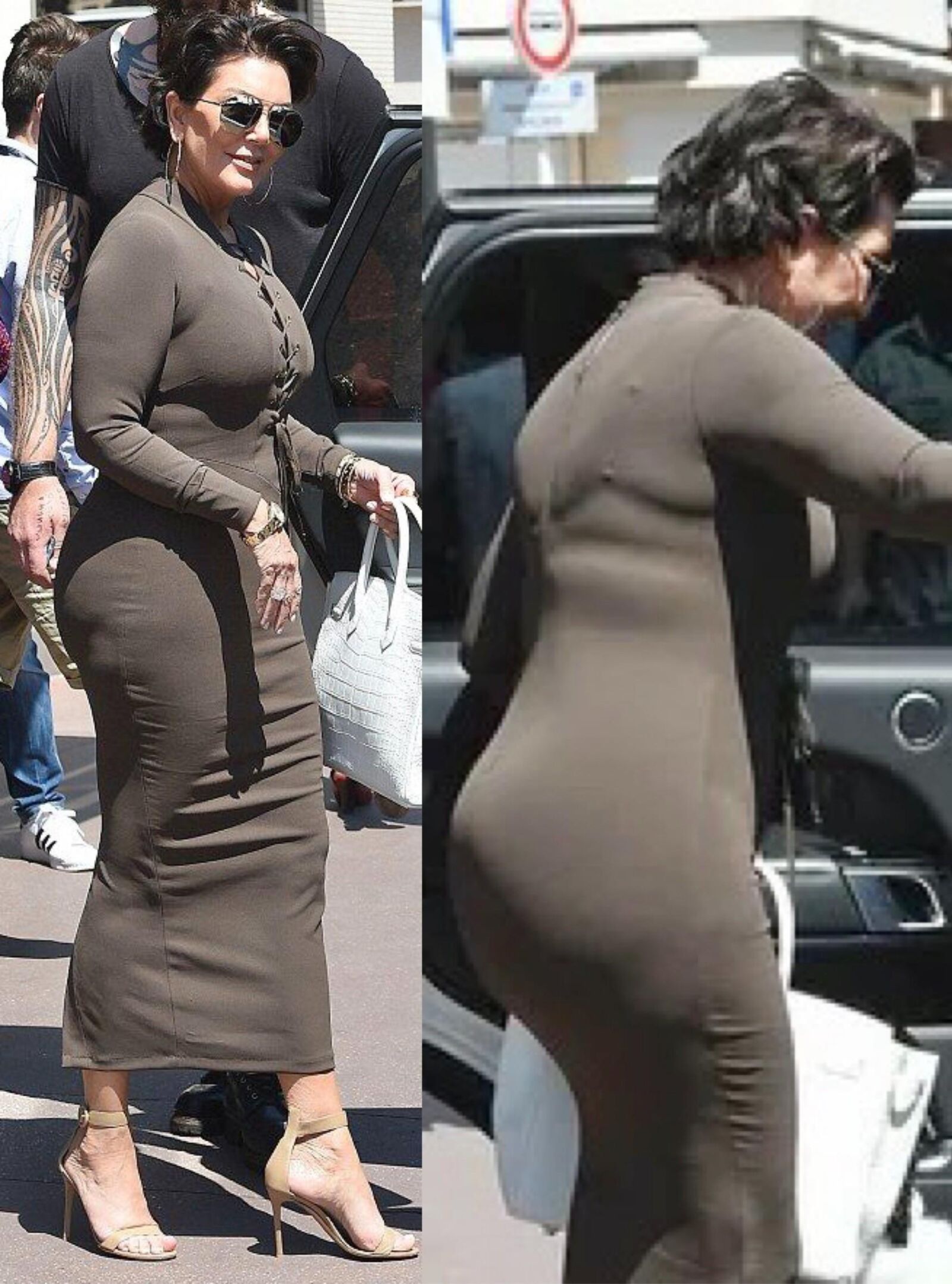 Grands seins Big Butt Gilf Kris Jenner, Kardashian Milf Mother