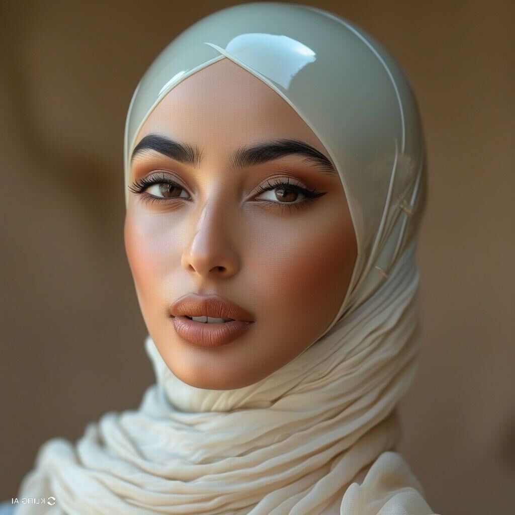 Ultra fem ai arte látex monjas y hijabs