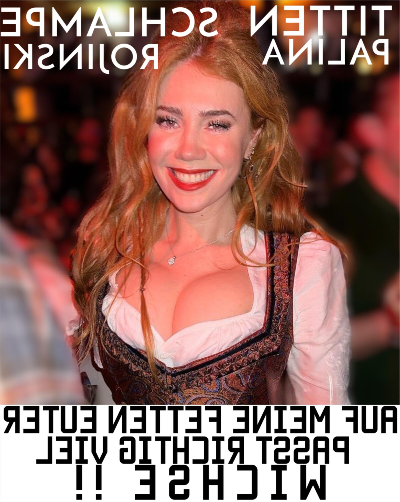 Euter Kuh Palina Rojinski, TV Celeb titten schlampe zum Ficken