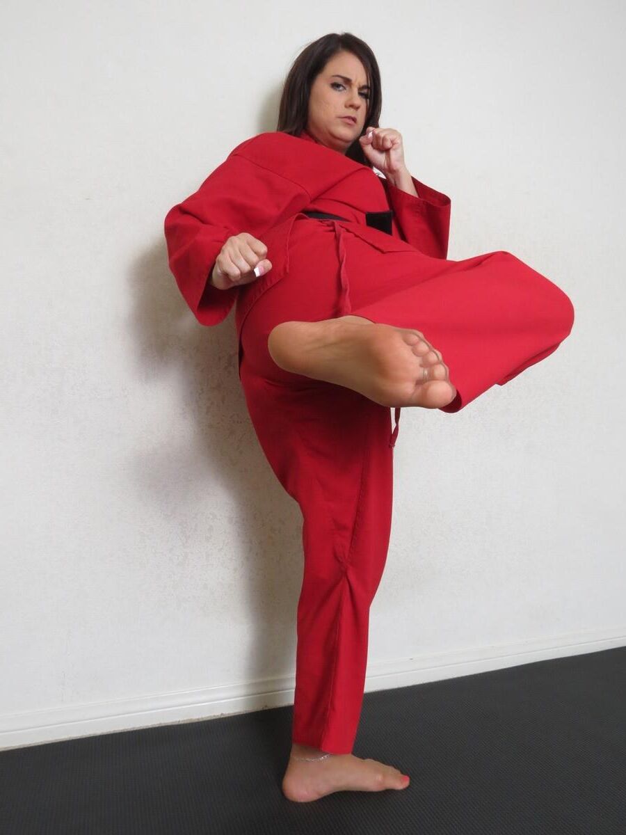 Tori Sexy Karate Feet