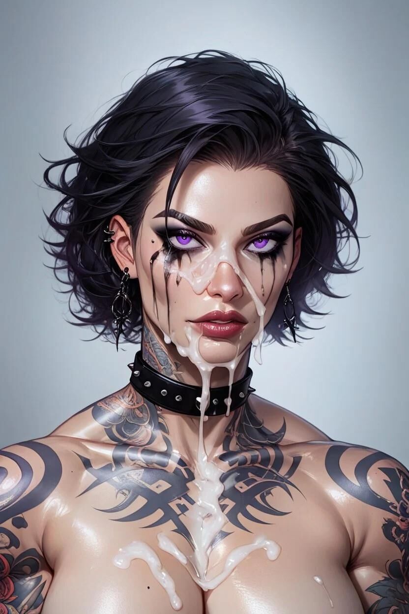 Unreal Line Art: Tattooed Girls