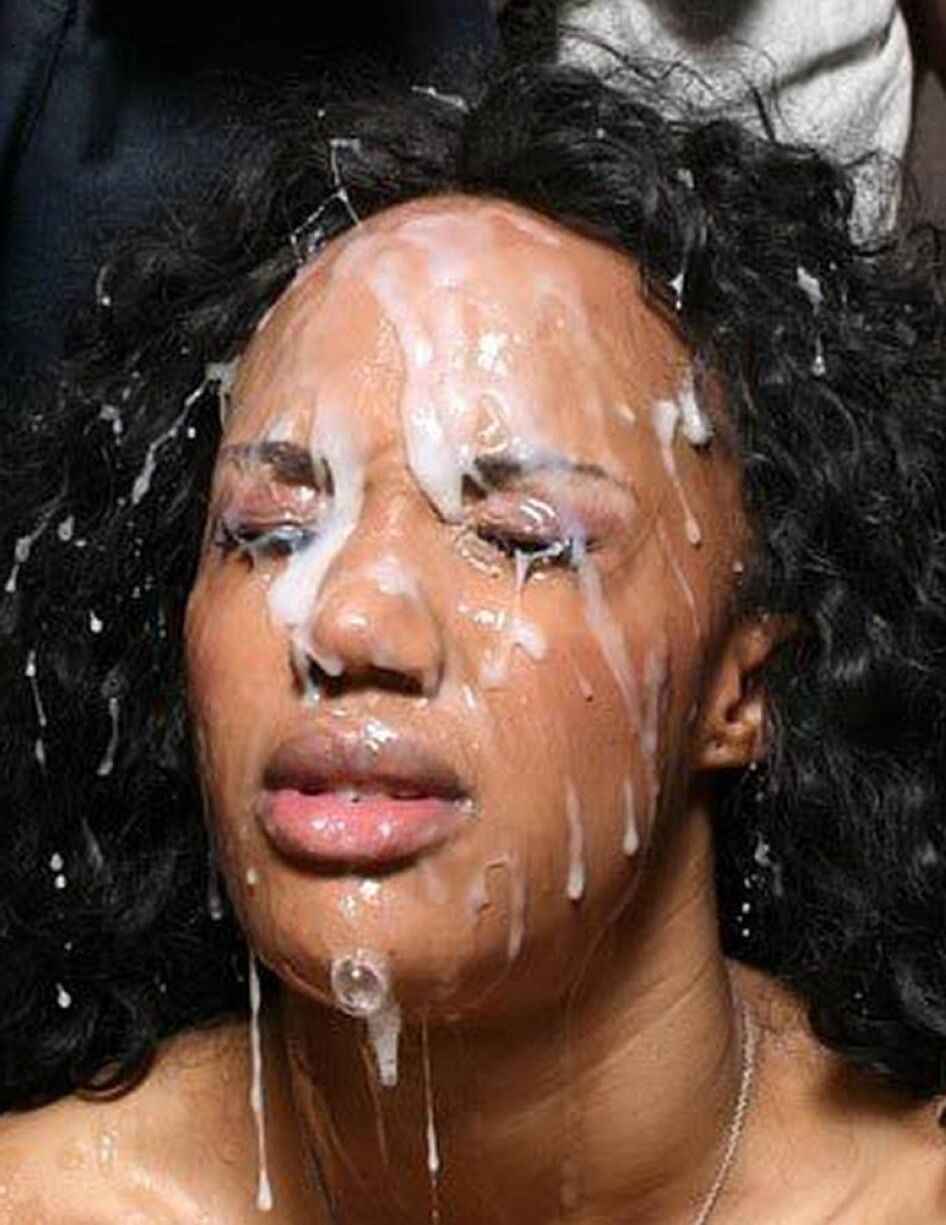 Black Cumsluts Spunked Up Faces.