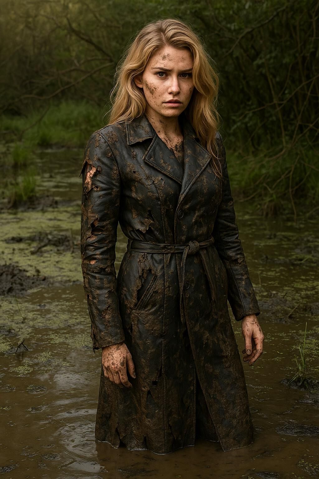 A.I. Leather in Rain and Mud
