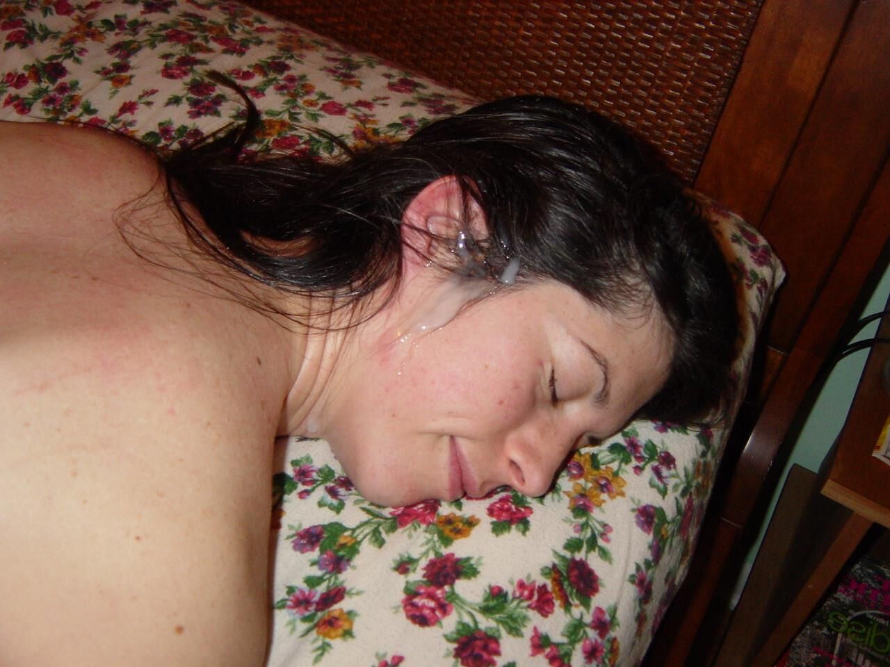 tied wife anal hair cum