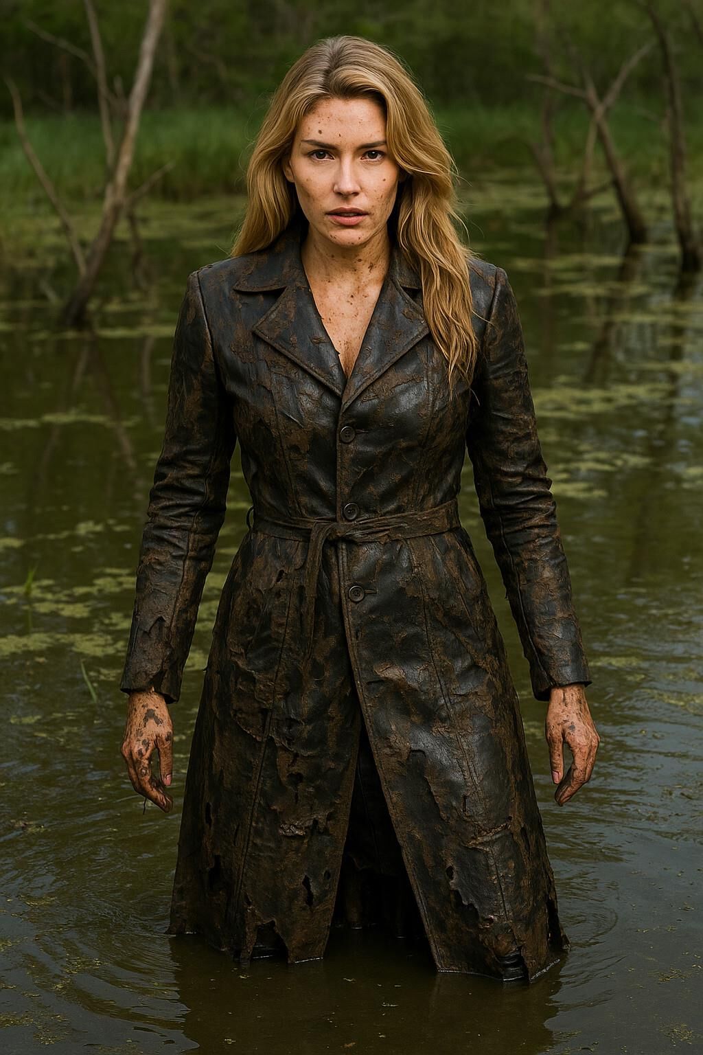 A.I. Leather in Rain and Mud