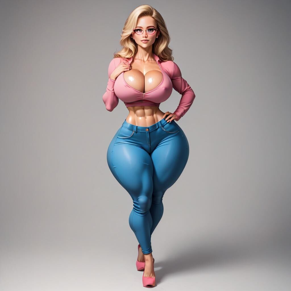  	AI art Bimbo BBC Slut 