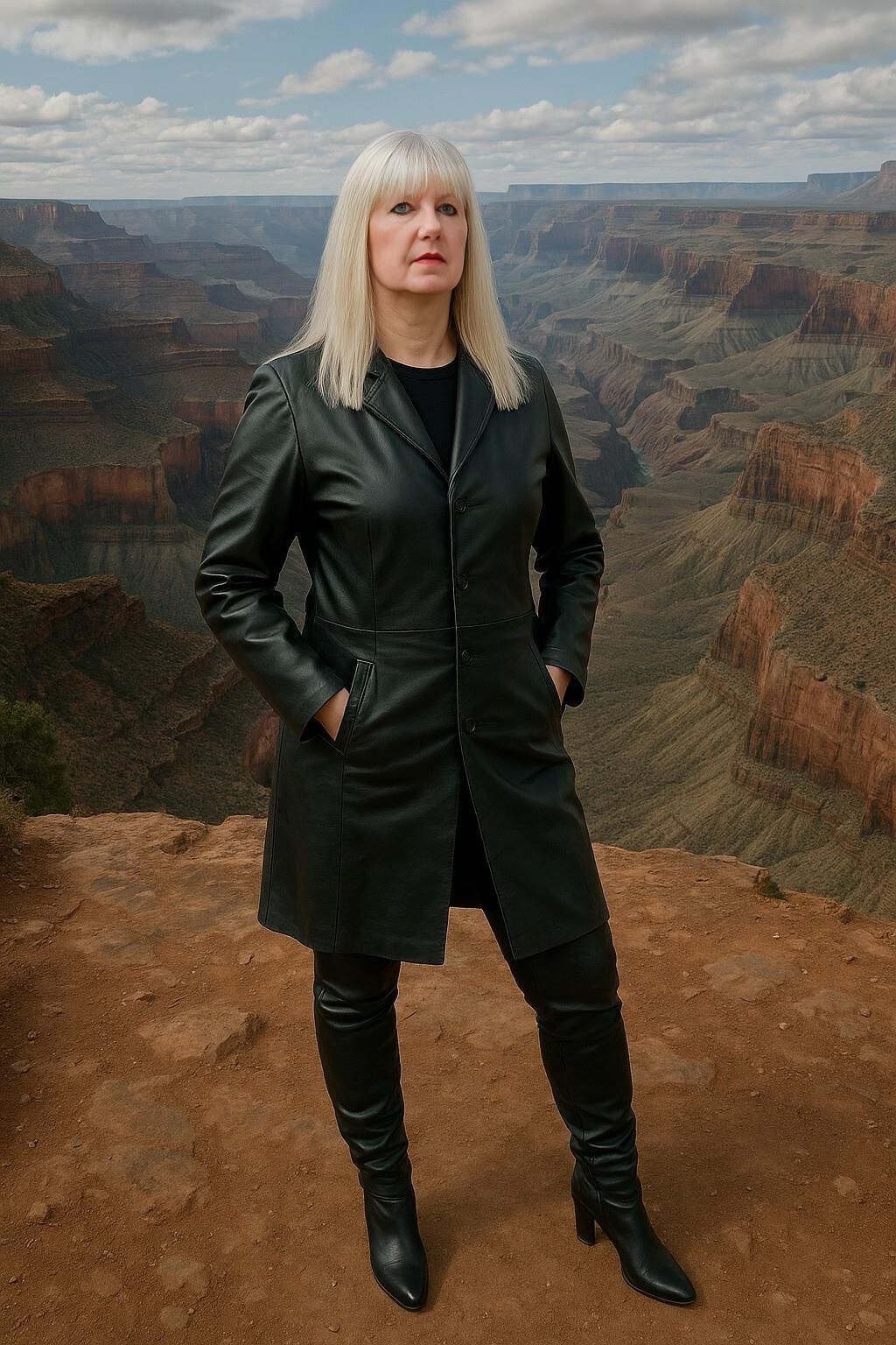 A.I. Leather Mandy goes around the World