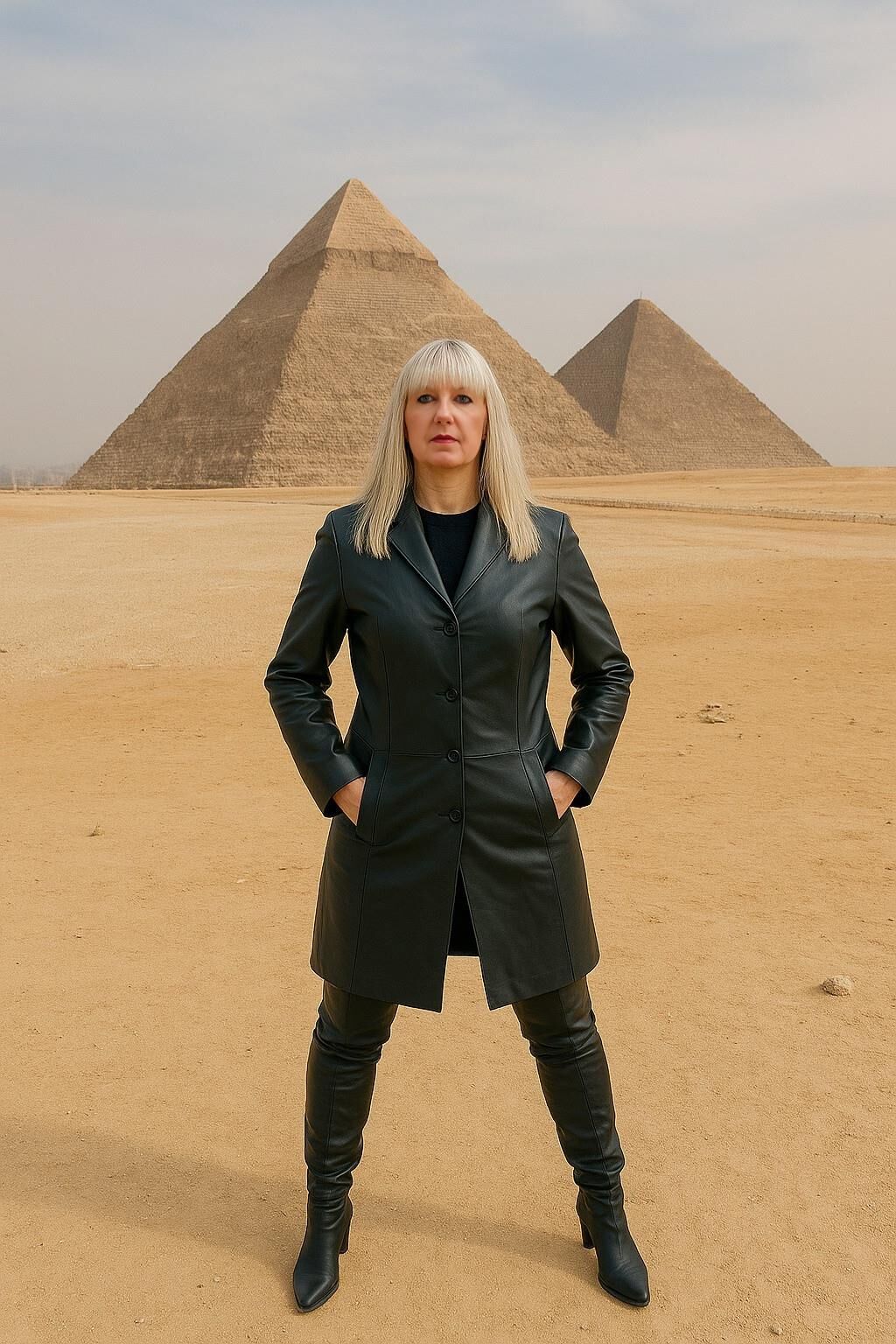 A.I. Leather Mandy goes around the World