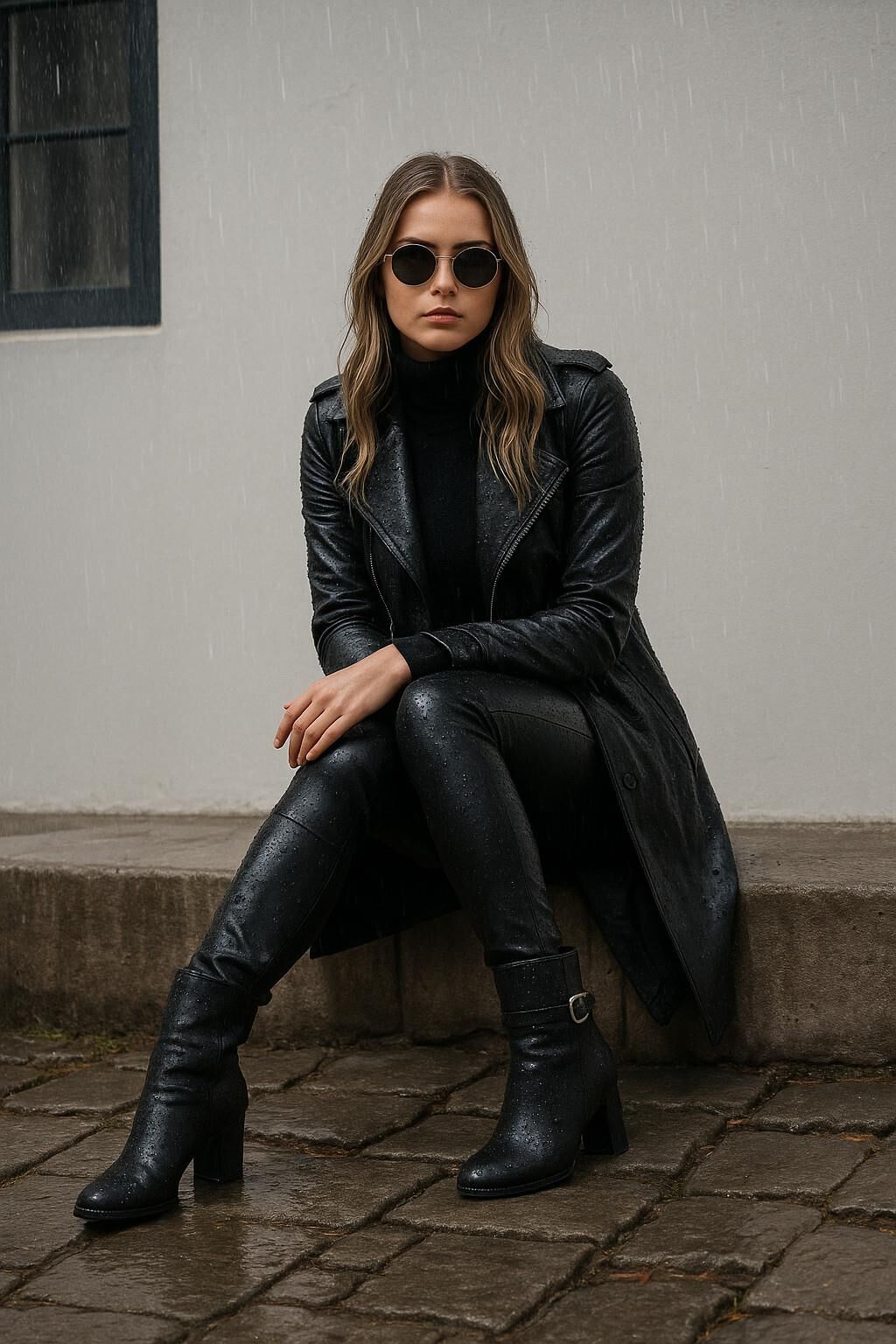 A.I. Leather in Rain and Mud