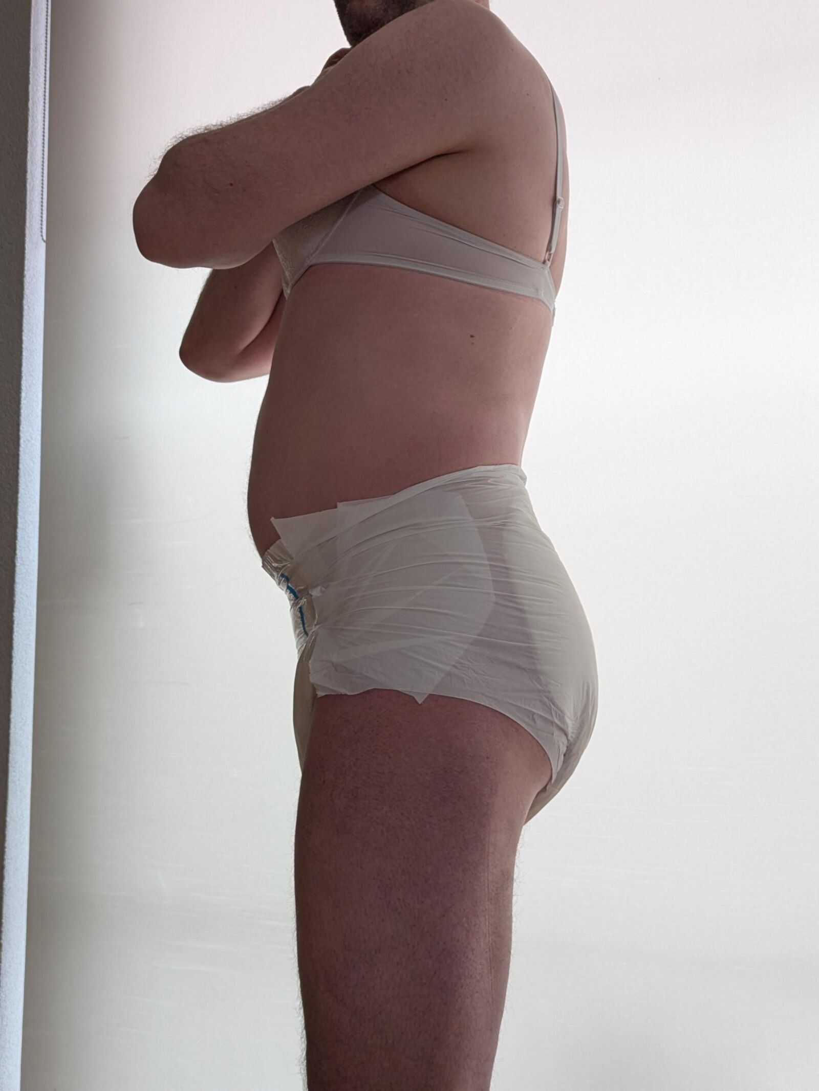 First time wearing CutiePlusU diapers