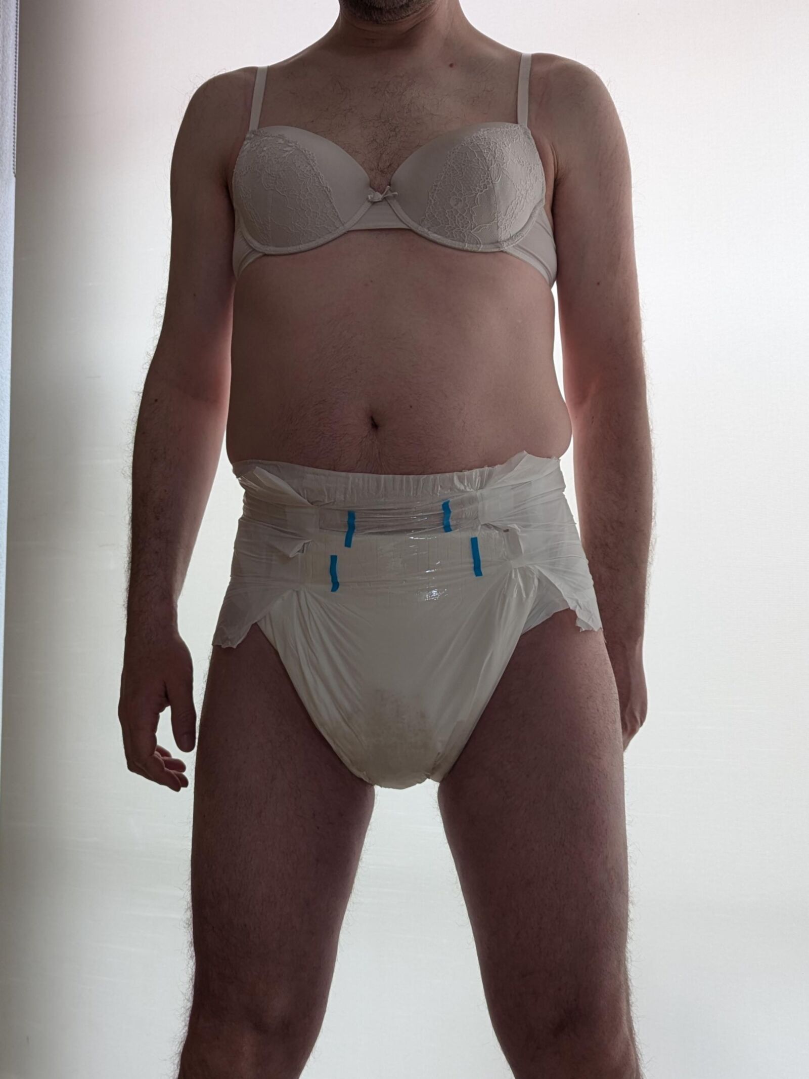 First time wearing CutiePlusU diapers