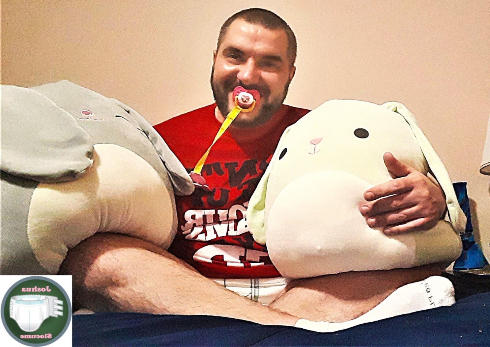 Joshua Slocume gets high with Little Michelle wearing diapers