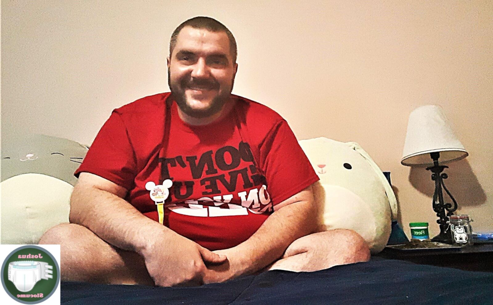Joshua Slocume gets high with Little Michelle wearing diapers