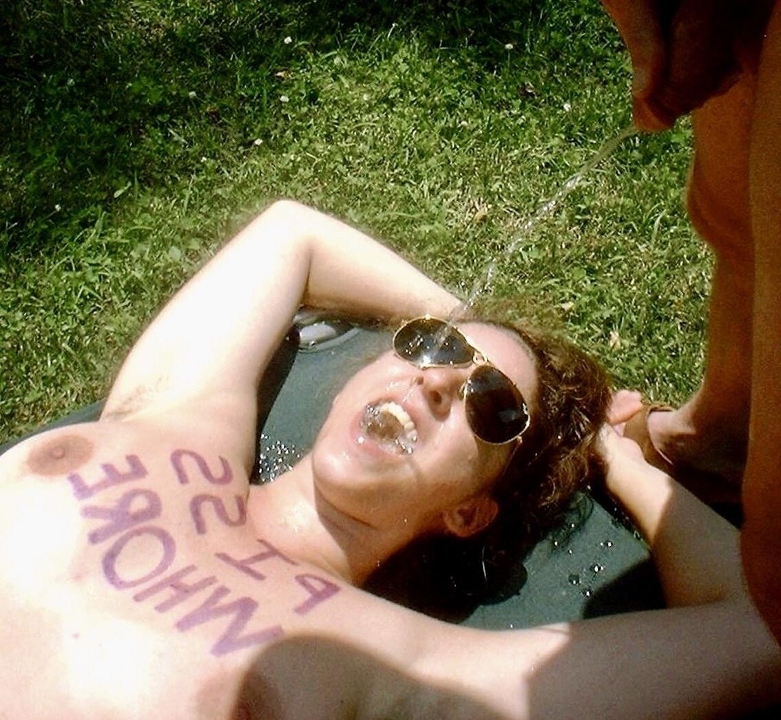 Open your mouth and drink, bitch!