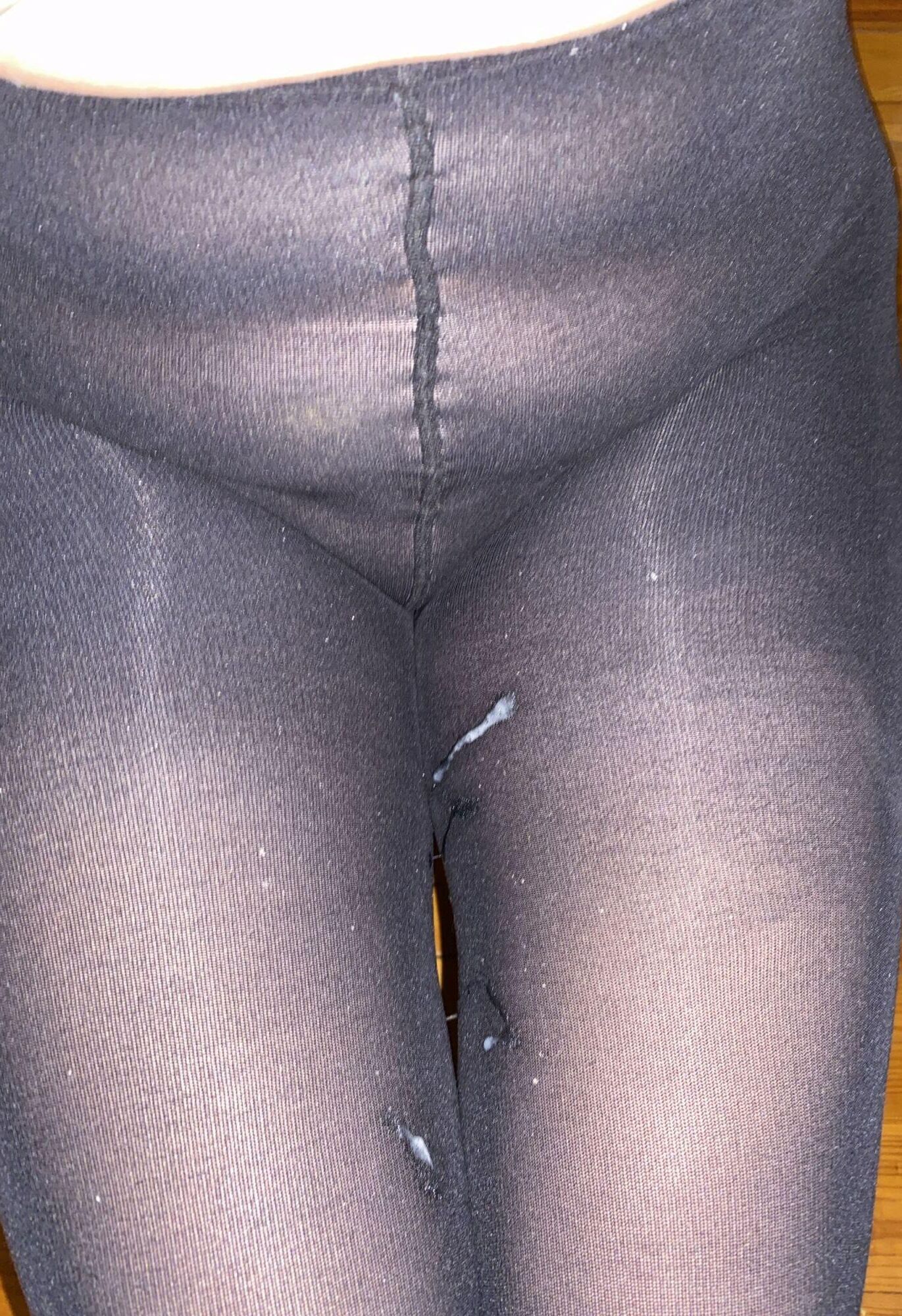 Creampie my pussy and pantyhose