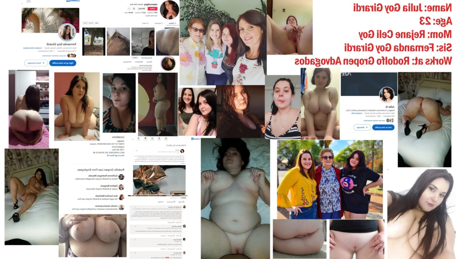 Piggy Slut Latina com peitos e compartilhamento exposto à buceta