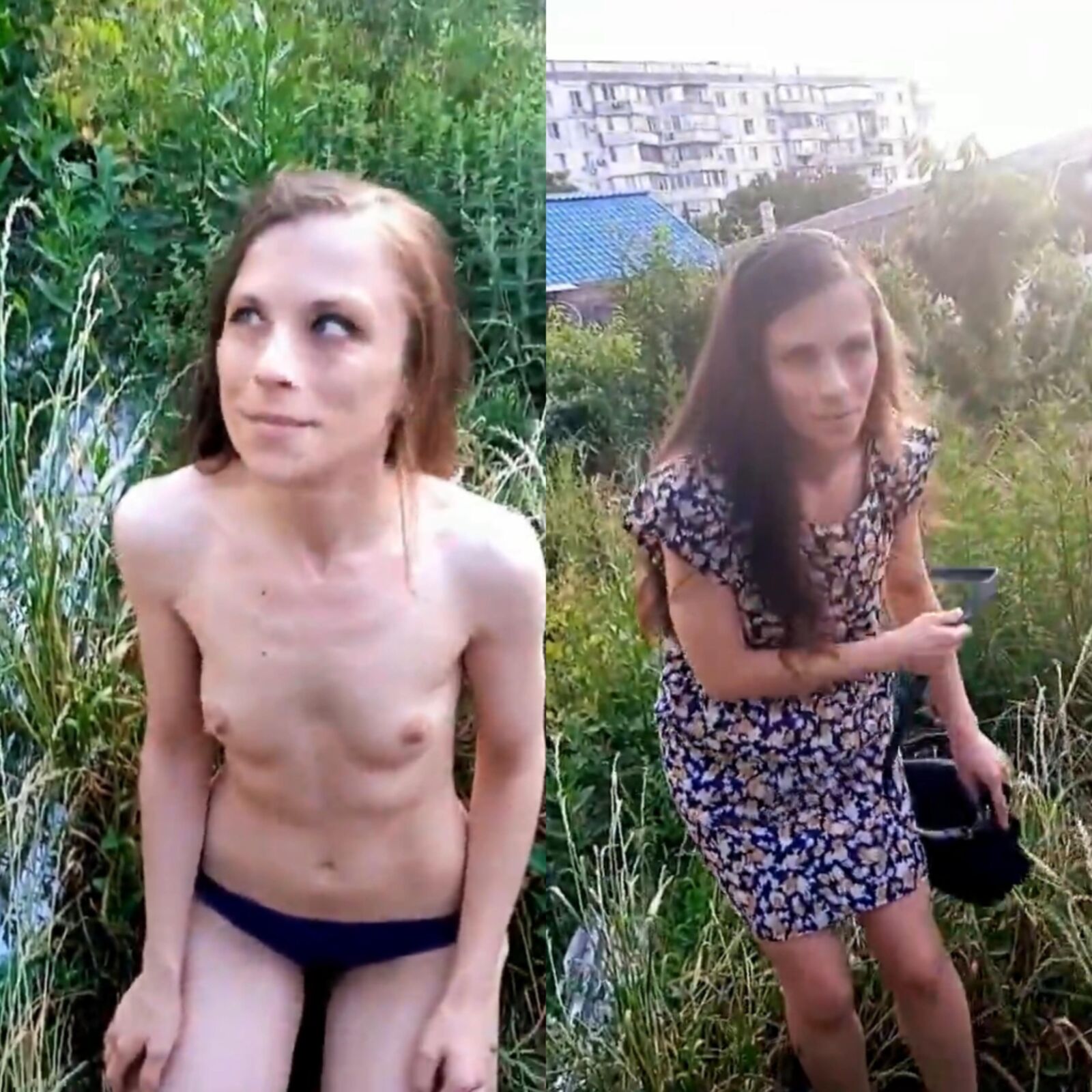 Dressed undressed girls from Russia 