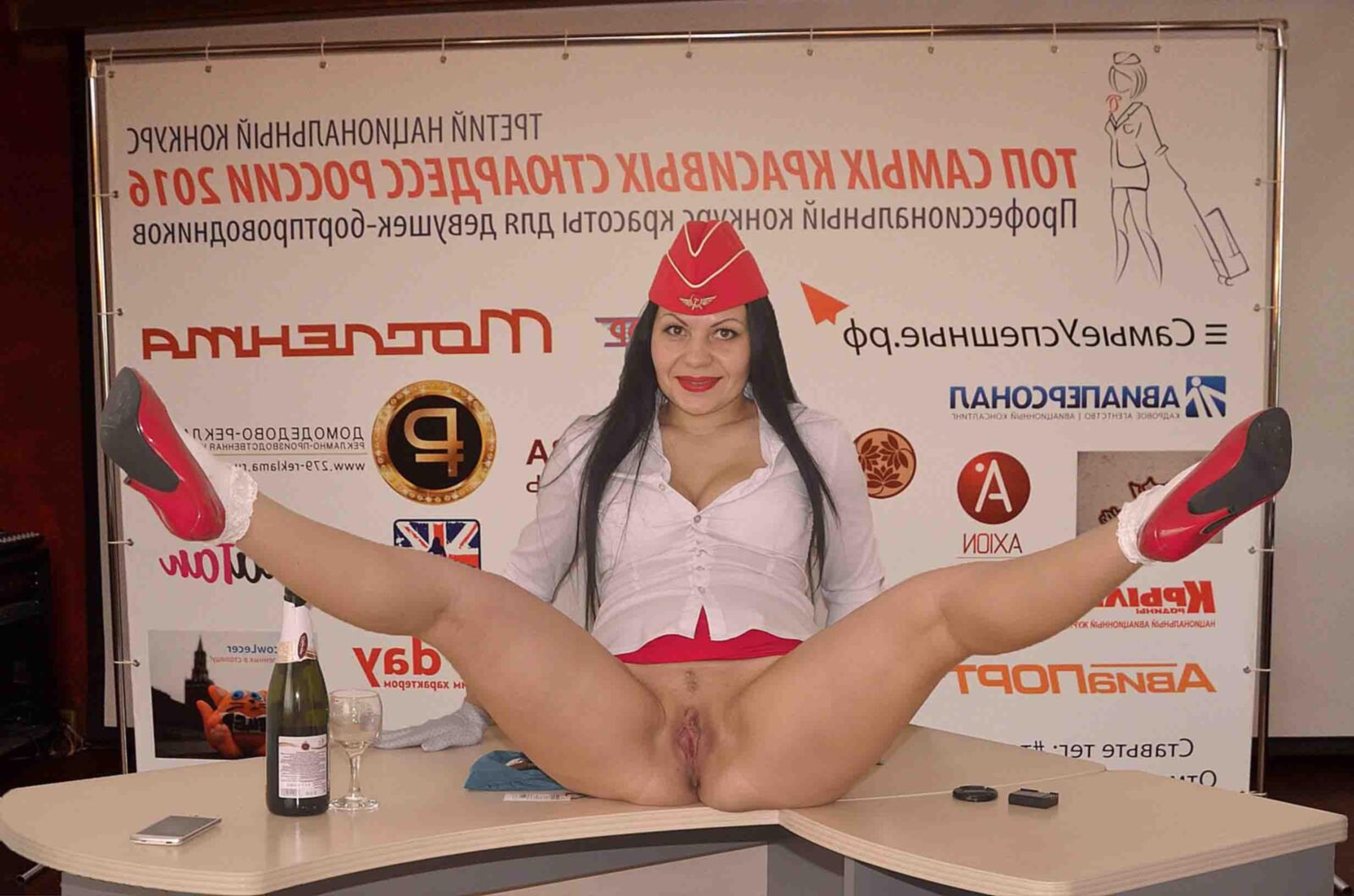 Take a Trip with Sexy Stewardesses! May