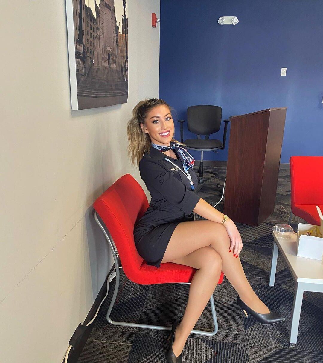 Take a Trip with Sexy Stewardesses! May