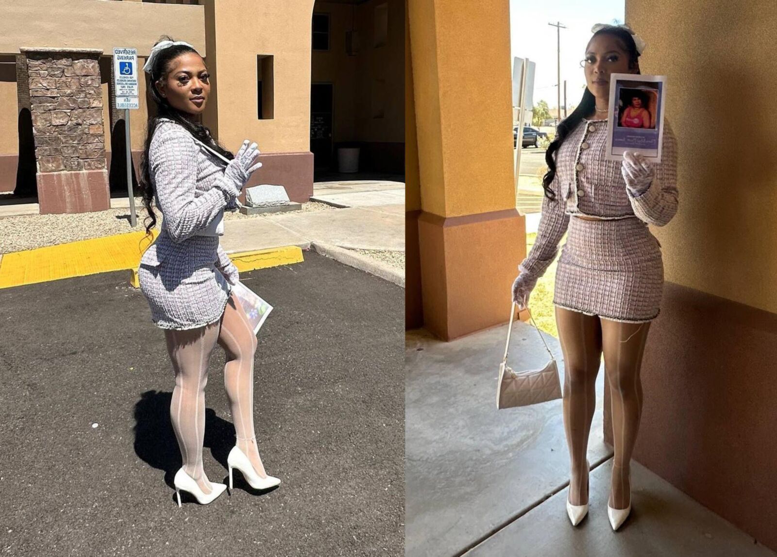 Ebony Pantyhose Beauties 