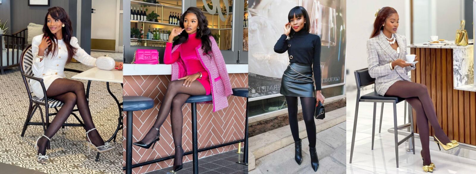 Ebony Pantyhose Beauties 