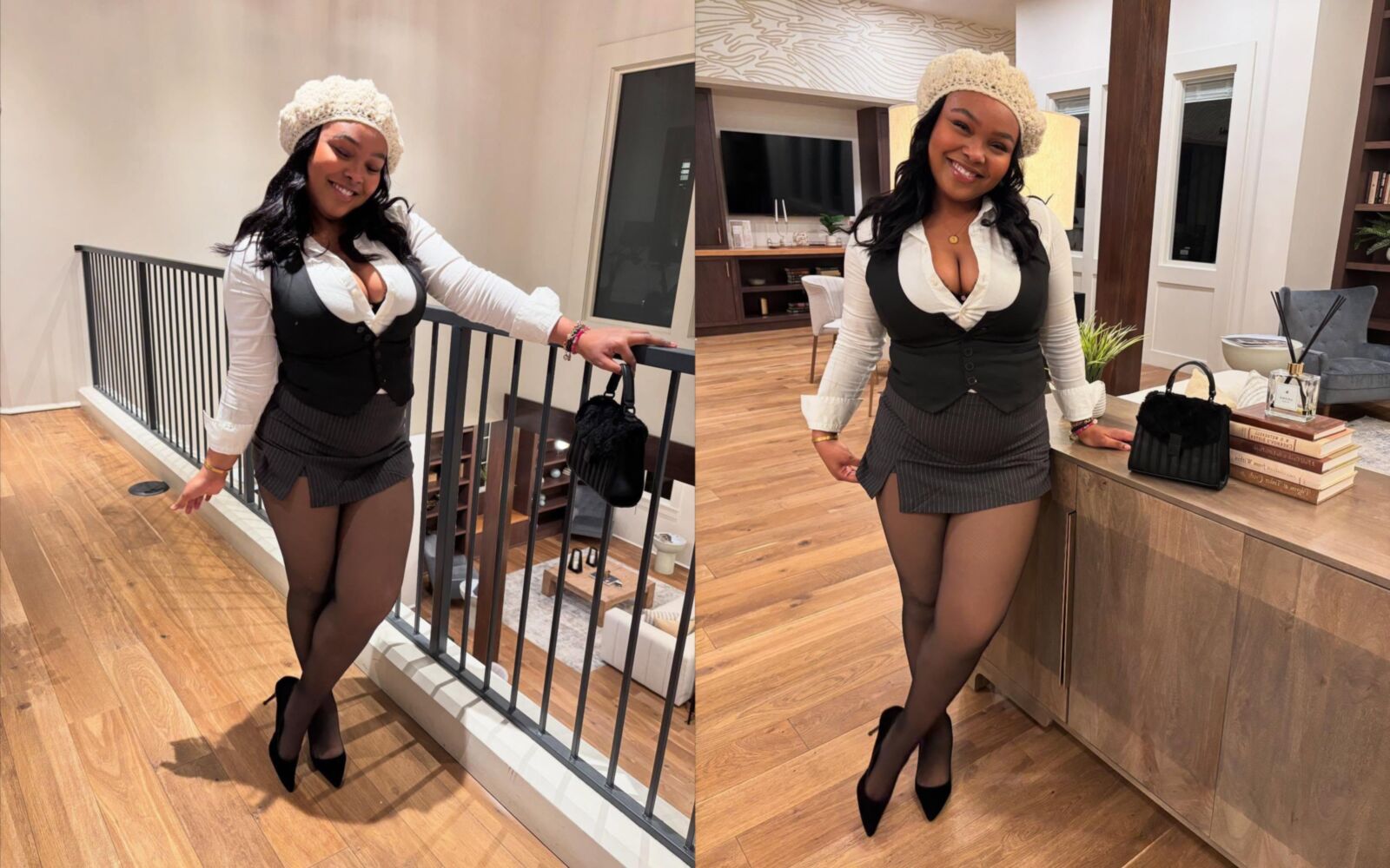 Ebony Pantyhose Beauties 