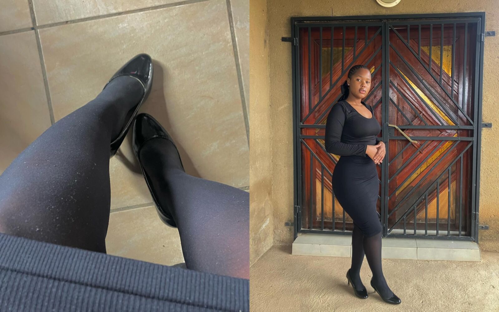 Ebony Pantyhose Beauties 