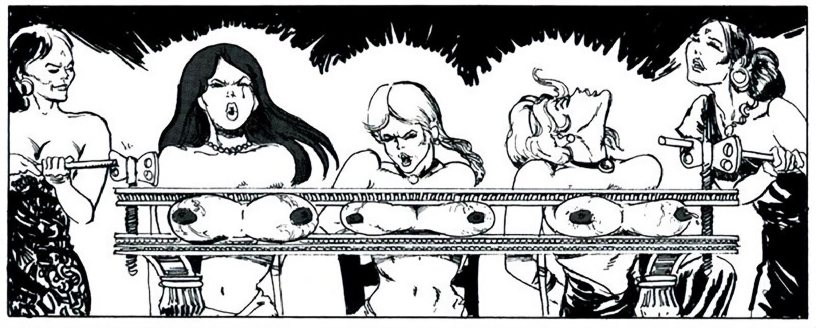 Tit crushing bondage comic images (cleaned up) 