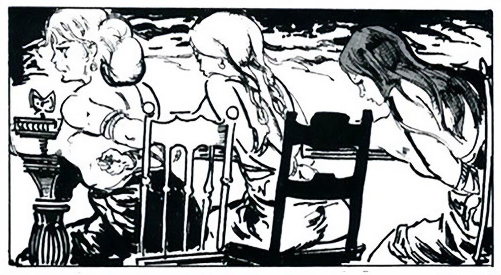 Tit crushing bondage comic images (cleaned up) 