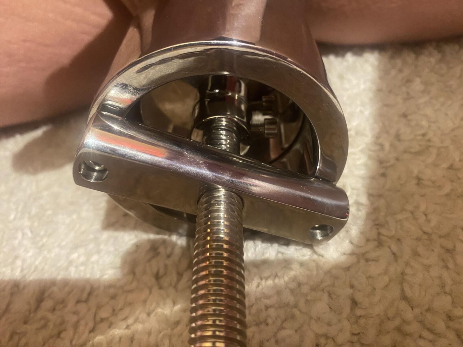 Balls crushed to unwanted ejaculation without orgasm