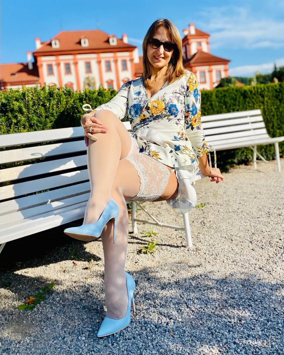Milf, Mature,Lack, Nylons 