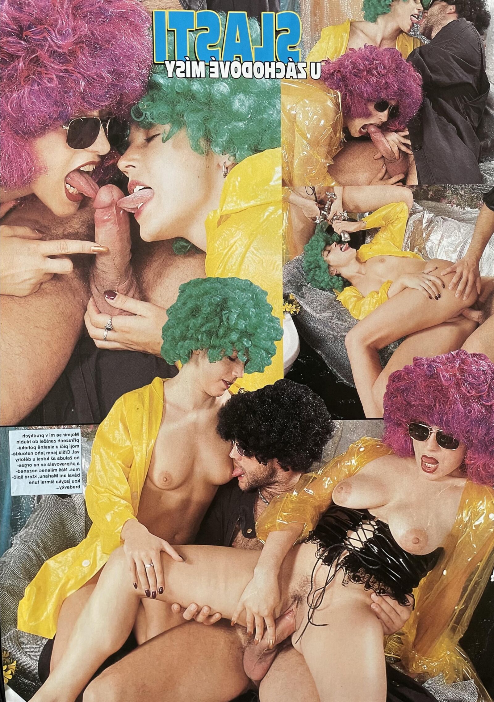 Fucking in pvc raincoats