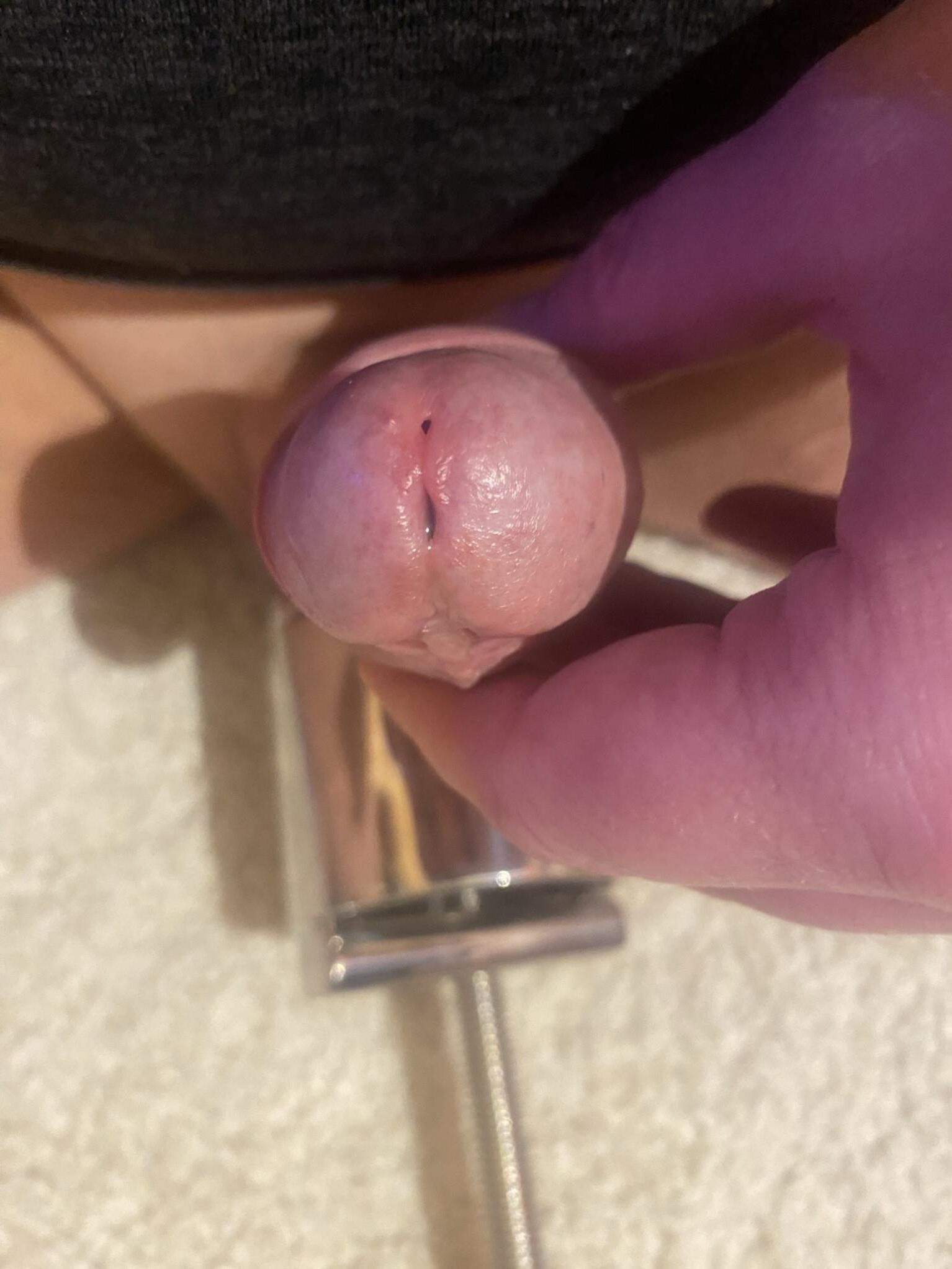 Balls crushed to unwanted ejaculation without orgasm