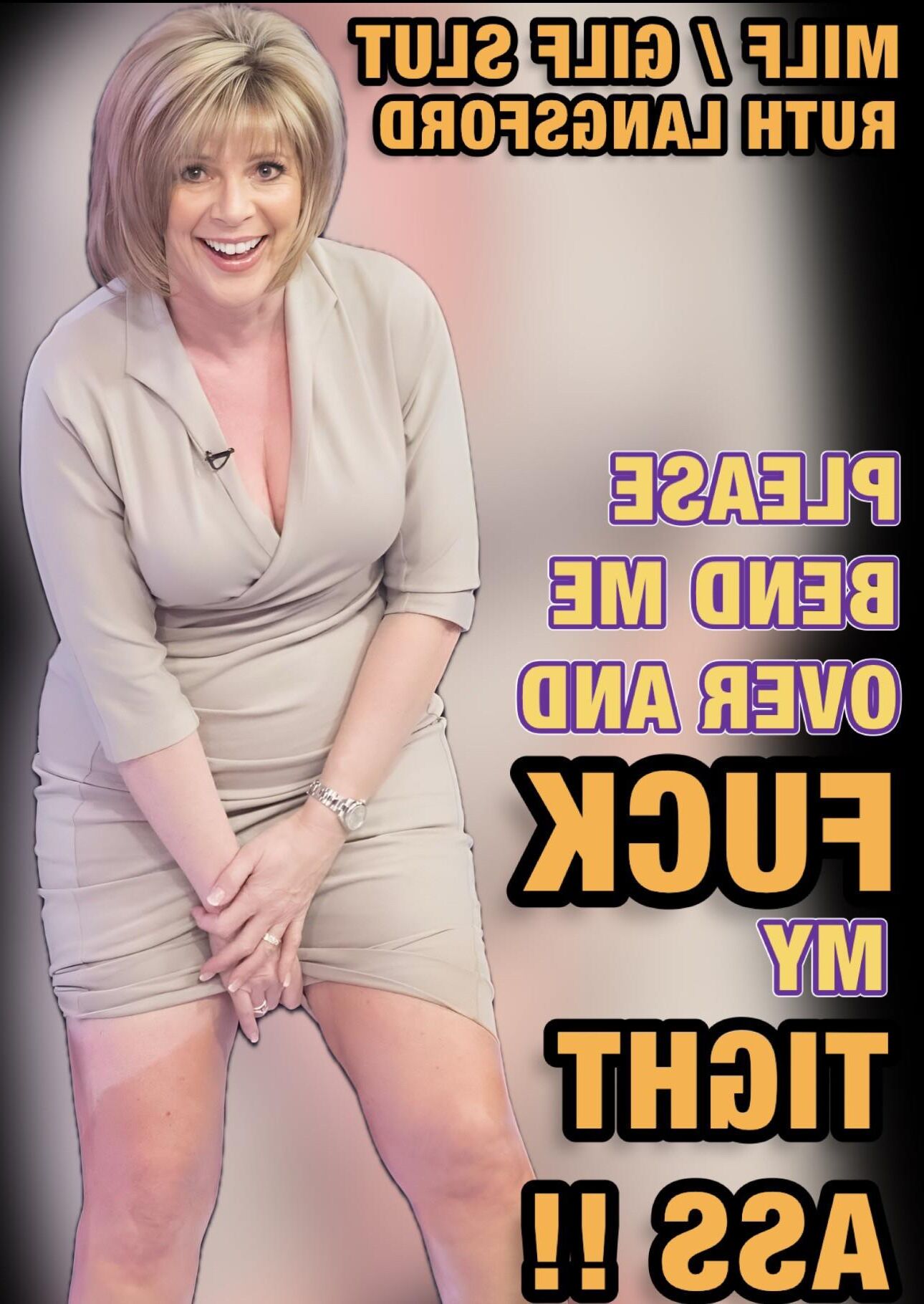 Busty Old Milf Slut Ruth Langsford, Cheap Big Tits Fuckmeat