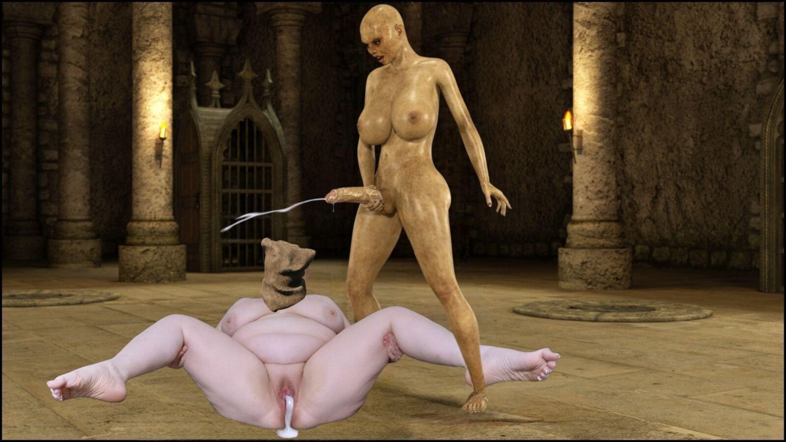 BBW Monster cumwhore