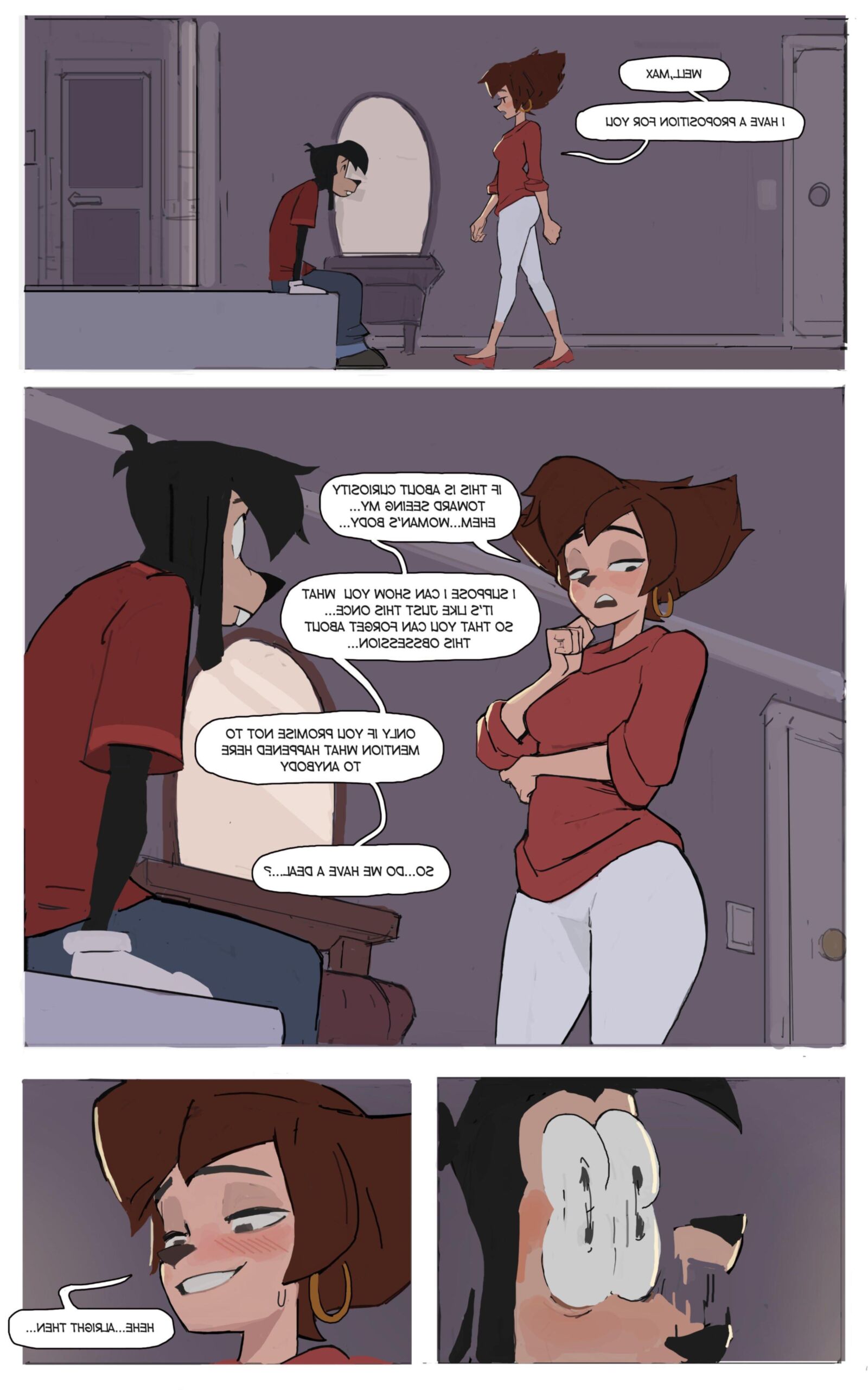 [Amugea] Peg X Max Caught (Goof Troop) (Ongoing)