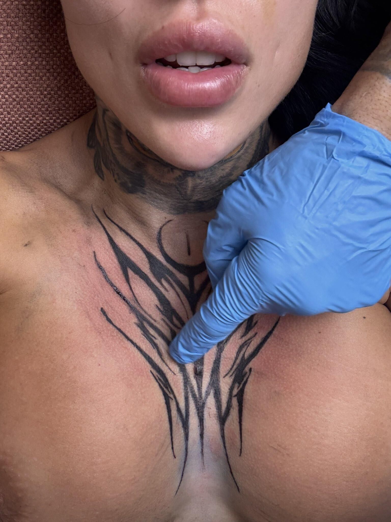 inkedhousewife. Greek. Great Ink. Big Silicone Boobs.
