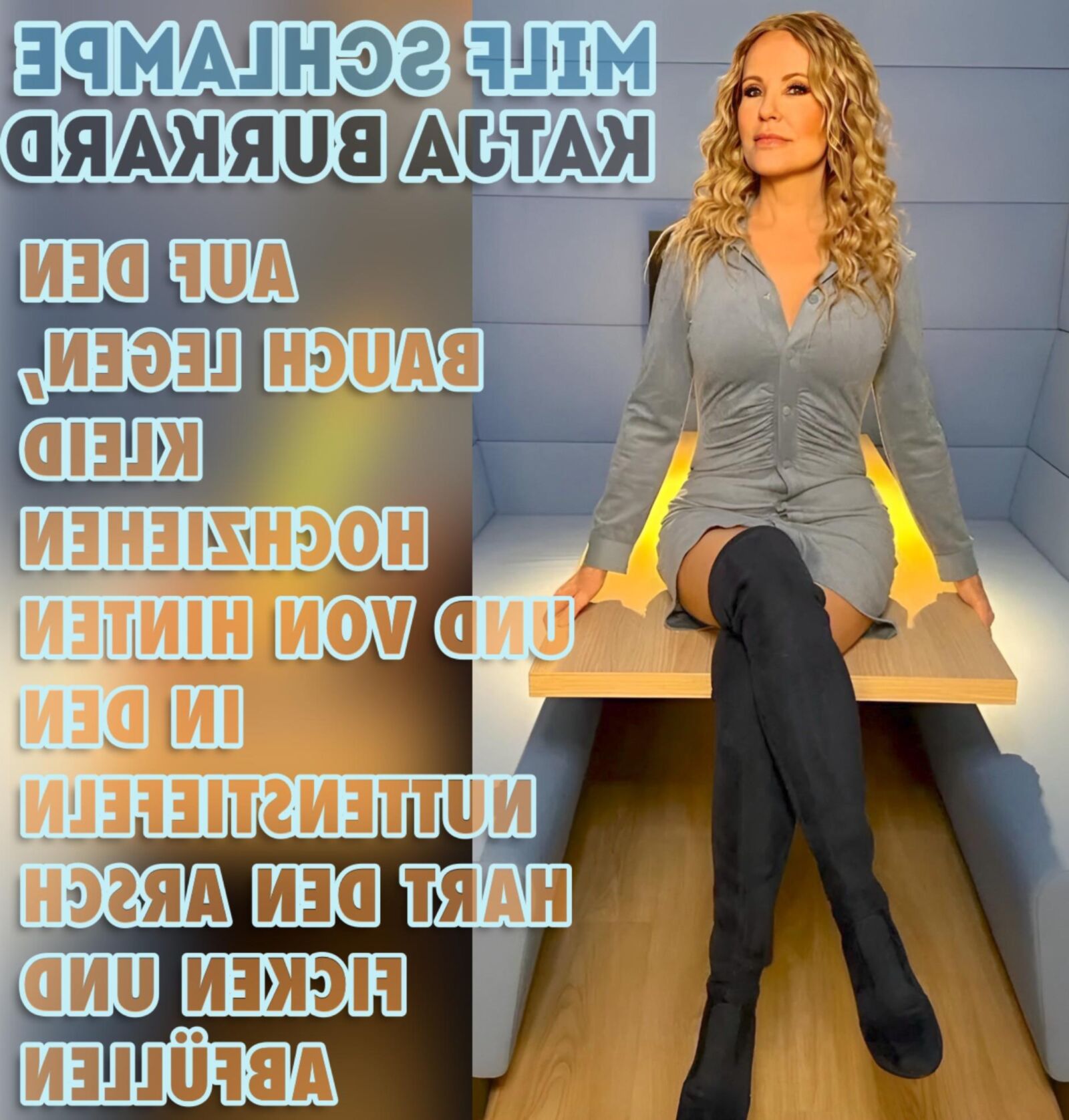 MILF Schlampe TV Nutte Katja Burkard, immer willige Ficksau