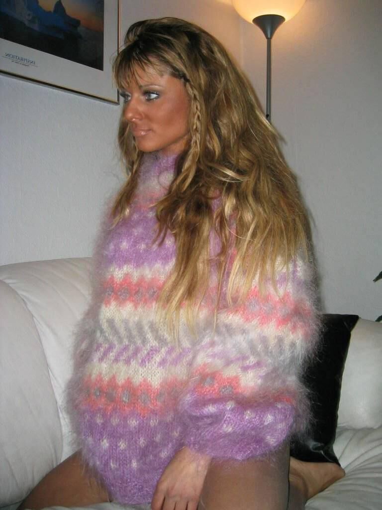 Angelique vintage angora mohair sweaters