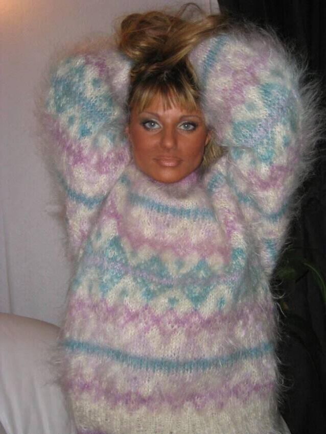 Angelique vintage angora mohair sweaters