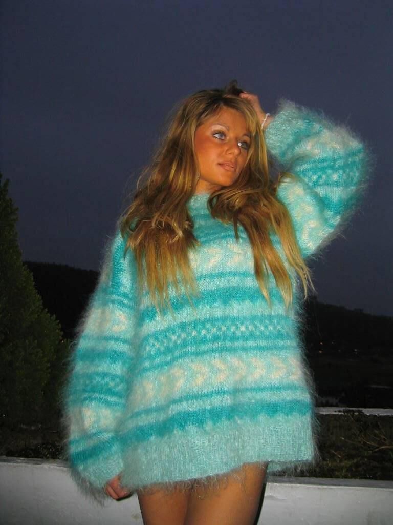 Angelique vintage angora mohair sweaters