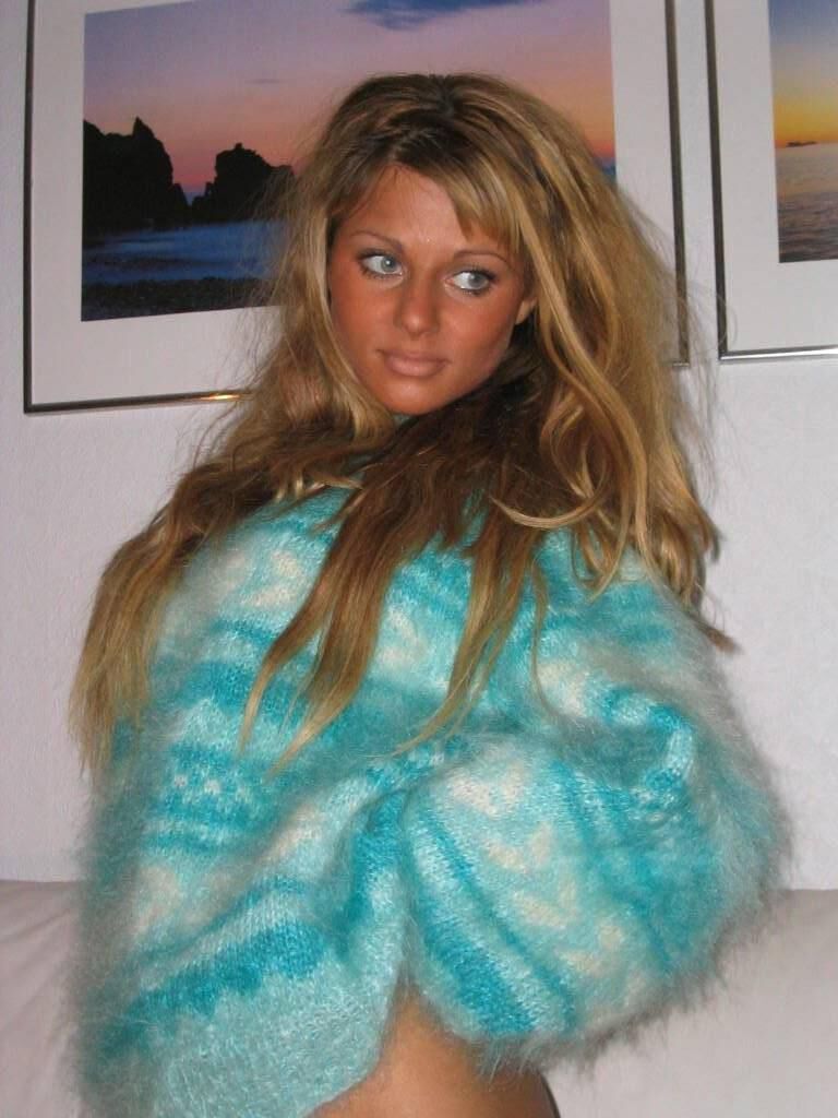 Angelique vintage angora mohair sweaters