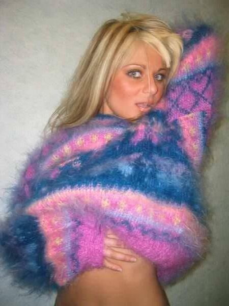 Angelique vintage angora mohair sweaters
