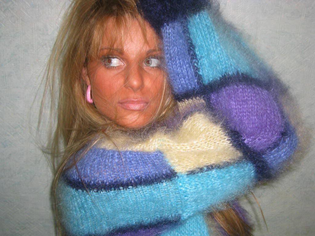 Angelique vintage angora mohair sweaters