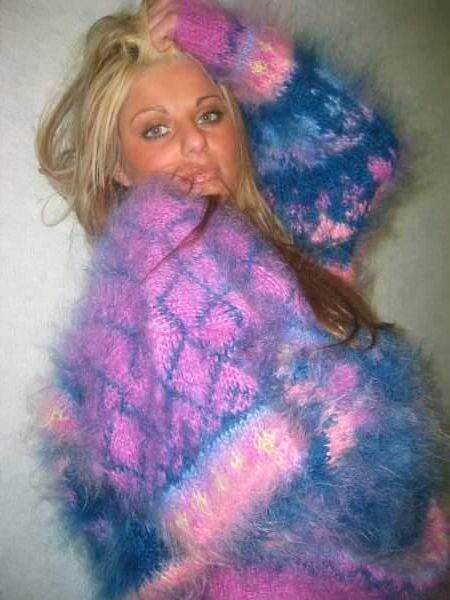 Angelique vintage angora mohair sweaters
