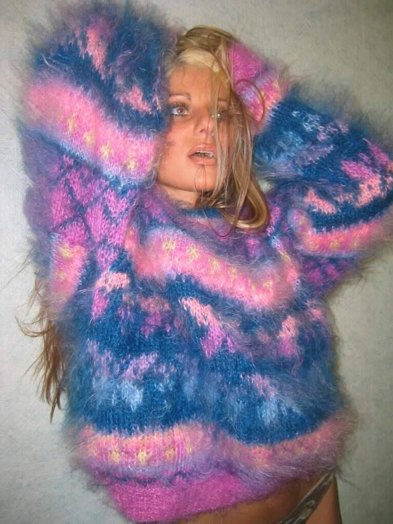 Angelique vintage angora mohair sweaters