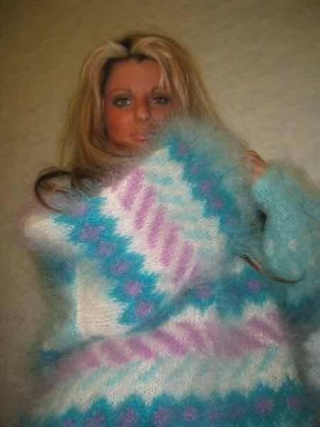 Angelique vintage angora mohair sweaters
