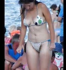 Beach bikini and outdoors